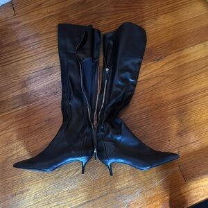Nine West Over the Knee Boots 9.5 Black